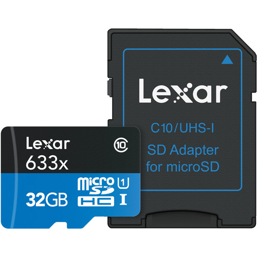 Lexar Lsdmi32gbbnl633a 32gb High Performance 633x Microsdhc